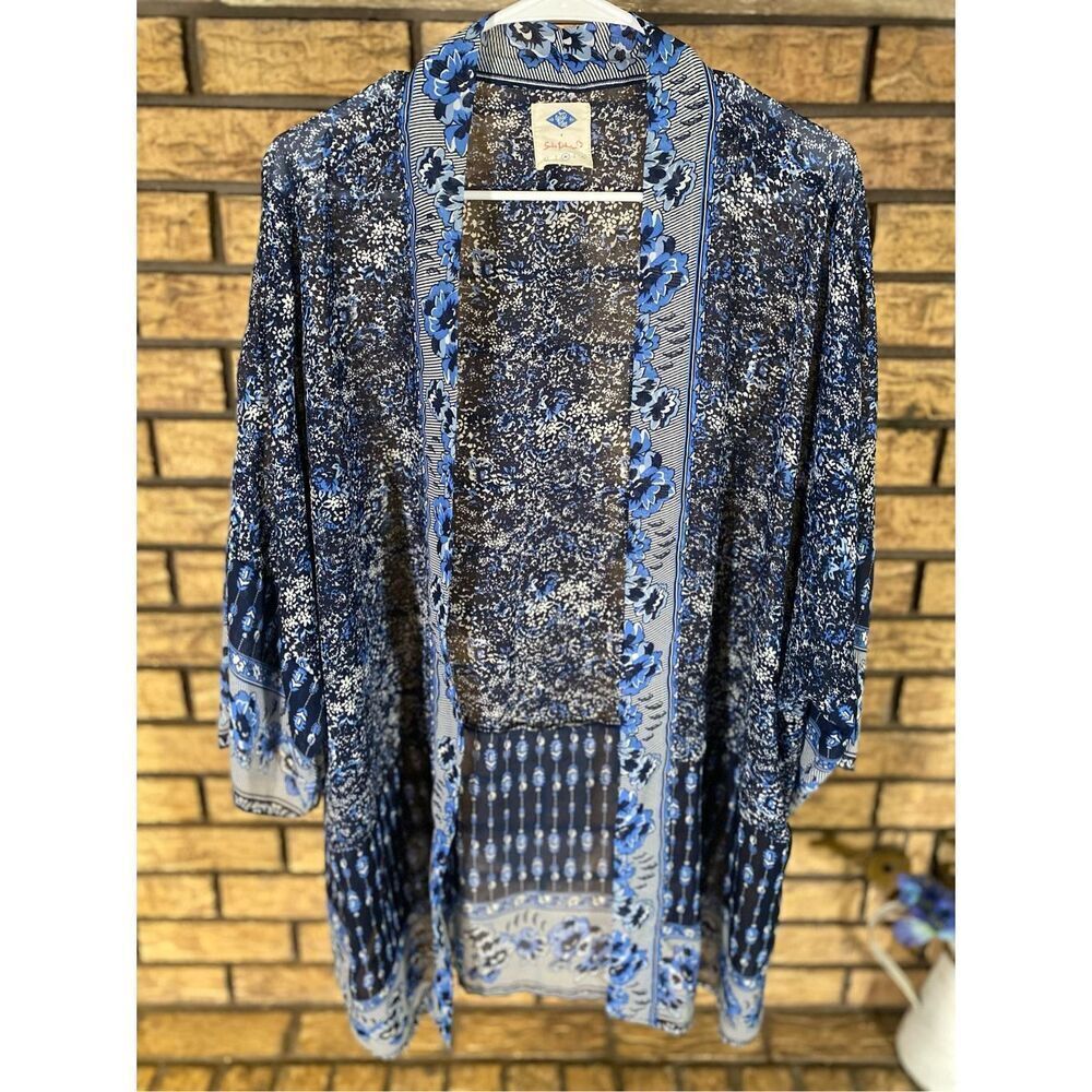 Wild Blue Sadie Robertson Open‎ Front Kimono